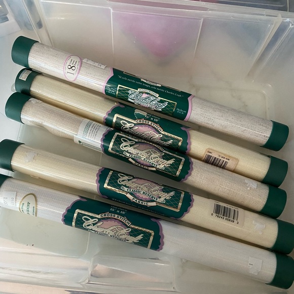 5PC. Lot CHARLES CRAFT Aida Cloth Rolls - Picture 7 of 7